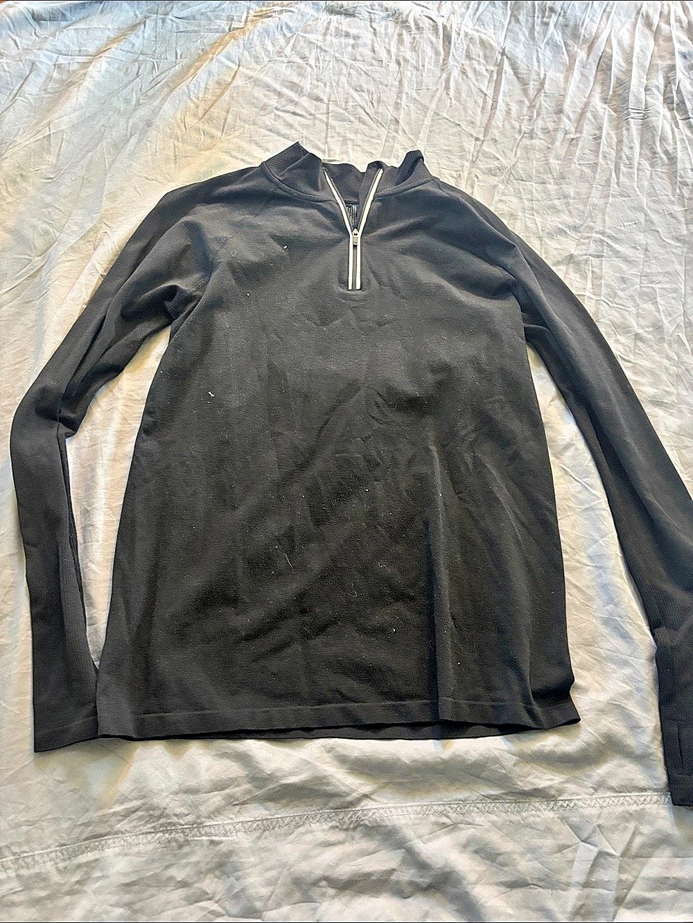 Starter Black Quarter-Zip Size Large
